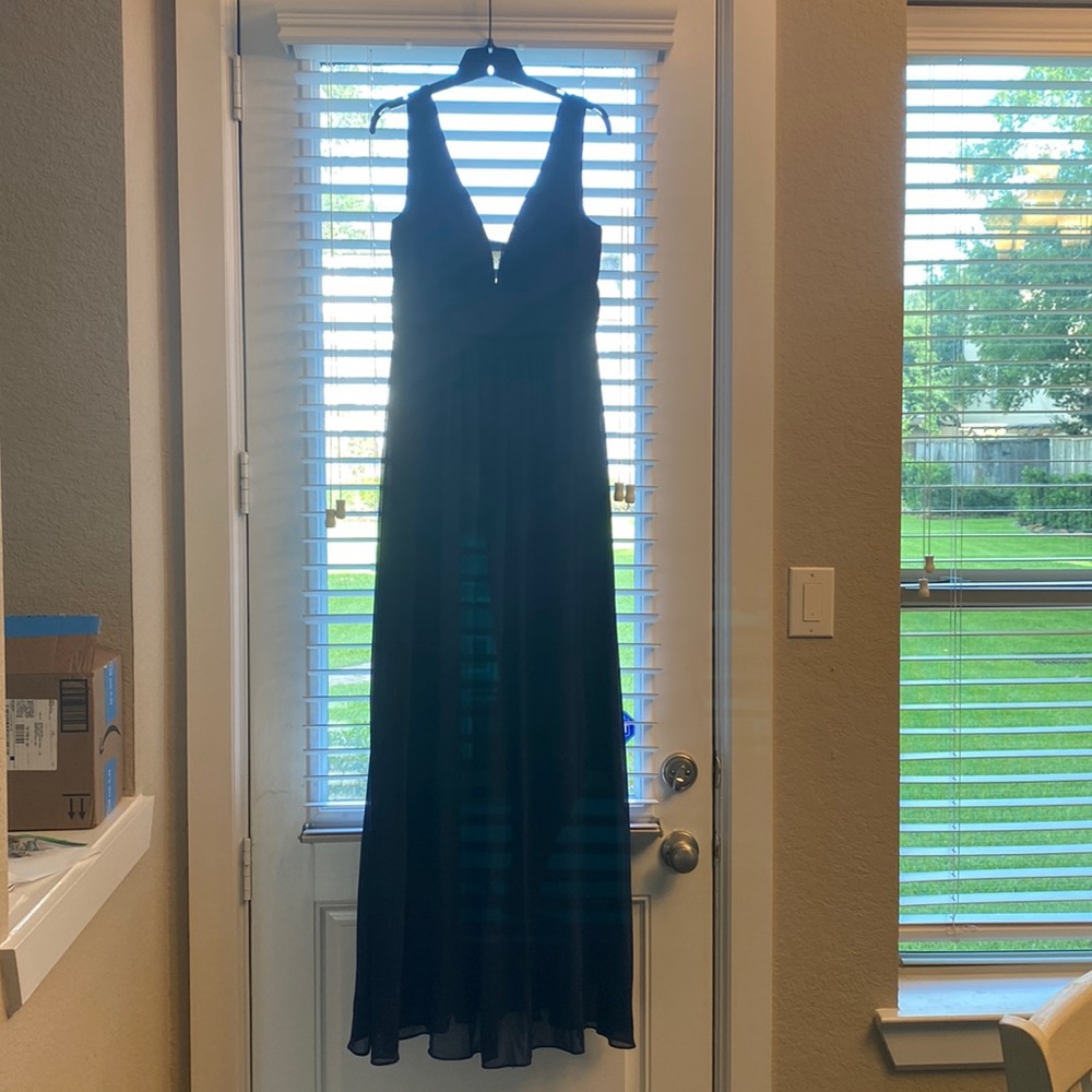 Navy maxi dress, bridesmaid, size 10, Ever More on Amazon